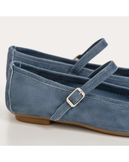 Ballerines femme en cuir velours – Modèle Honor | Reqins