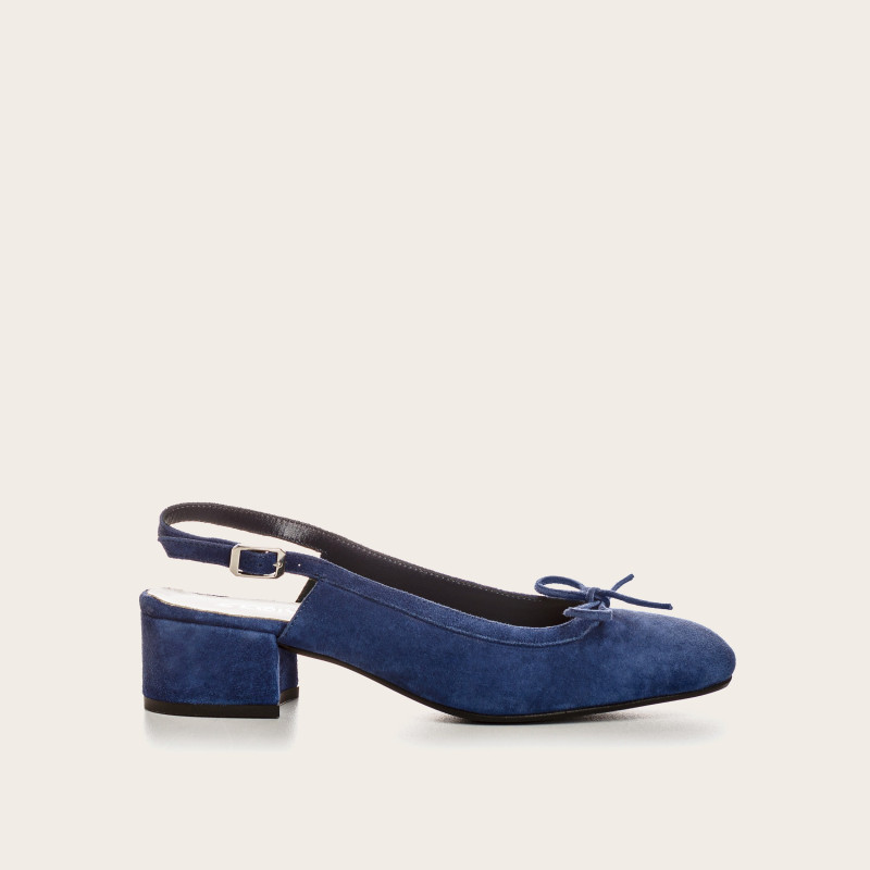 Ballerines Reese slingback velours | Reqins