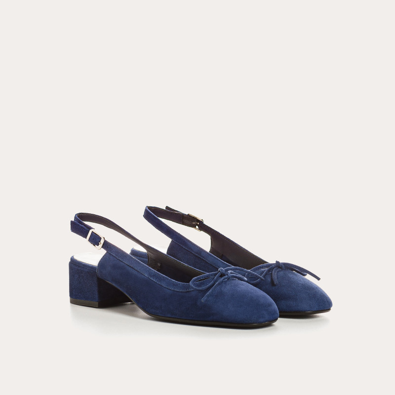 Ballerines Reese slingback velours | Reqins