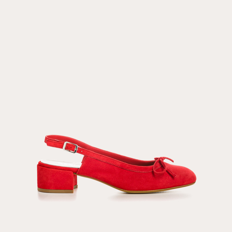 Ballerines Reese slingback velours | Reqins