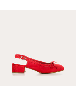 Ballerines Reese slingback velours | Reqins