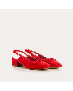 Ballerines Reese slingback velours | Reqins