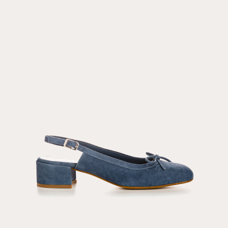 Ballerines Reese slingback velours | Reqins