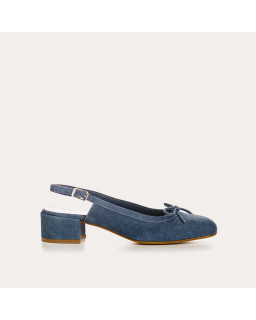 Ballerines Reese slingback velours | Reqins