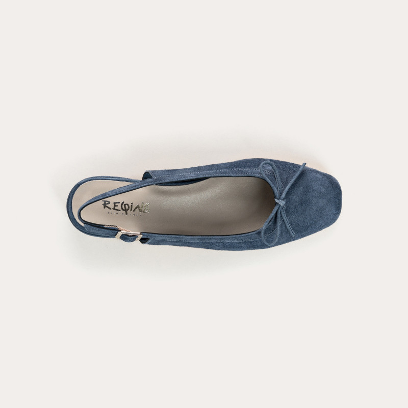 Ballerines Reese slingback velours | Reqins