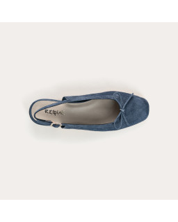 Ballerines Reese slingback velours | Reqins