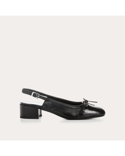 Ballerinas Reese leather | Elegance and Comfort with Slingback Bride - Reqins