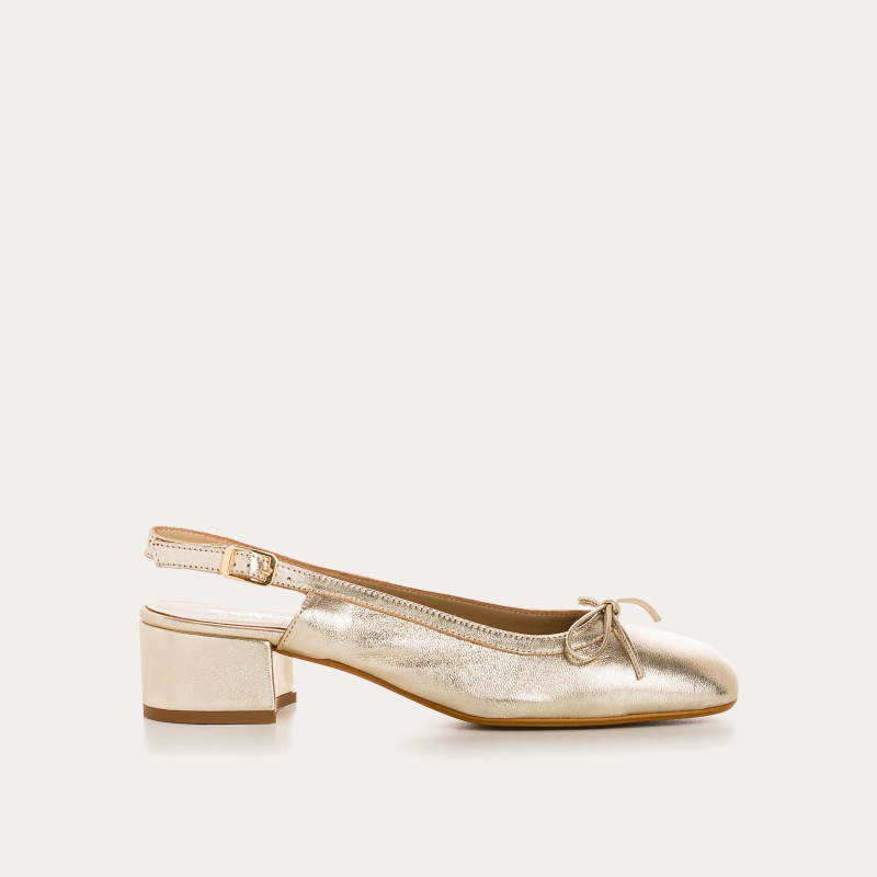 Reese Metallic Ballerinas - Elegant and Comfortable - Reqins
