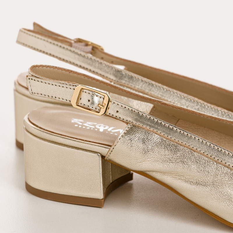 Reese Metallic Ballerinas - Elegant and Comfortable - Reqins