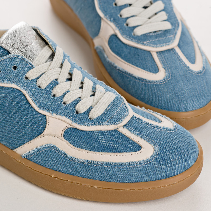 Denim and leather sneakers | Casual style chic reqins