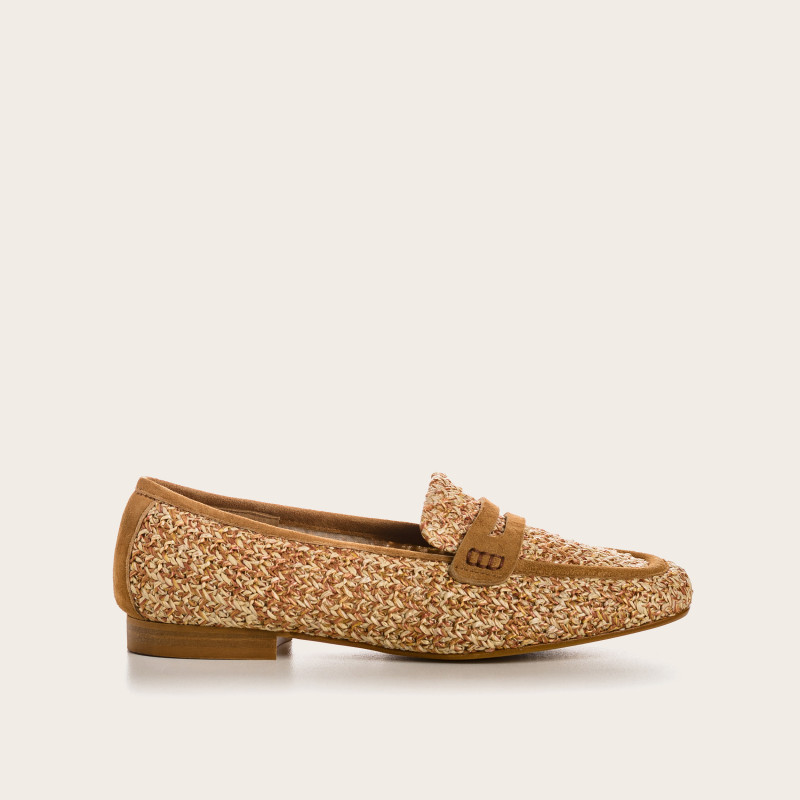 Mocassins Cancun Paille | Reqins