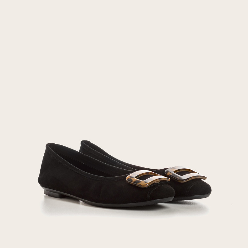 Halmane Ballerinas Velvet Leather | Reqins