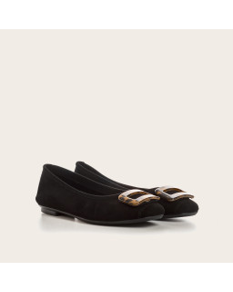 Halmane Ballerinas Velvet Leather | Reqins