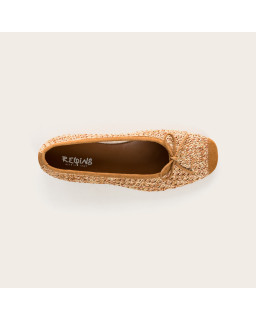 Ballerines femme en paille naturelle – Modèle Harmony | Reqins