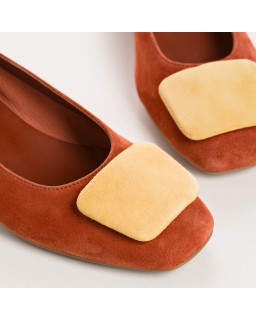 Kefir Ballerinas in Velvet Leather - Elegant and Colorful - Reqins