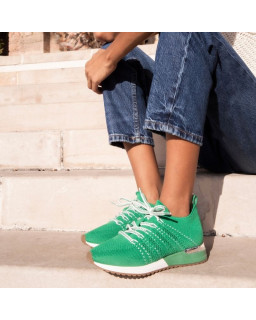 Lycra Khaki Women's Woman Sneakers