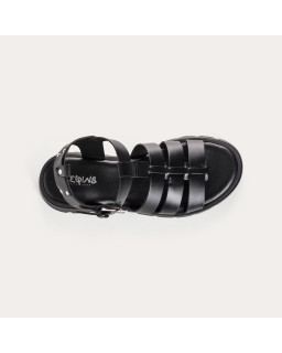 Luxor Sandals - Women's Shoes Chunky Sole Leather | Reqins