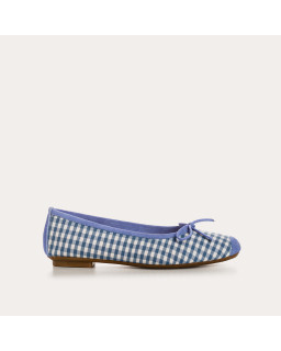 Ballerinas Women Vichy Velvet Leather - Harmony | Reqins