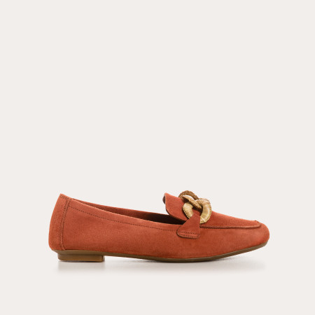 Mocassins HAMAYA - chaussures cuir velours femme | REQINS
