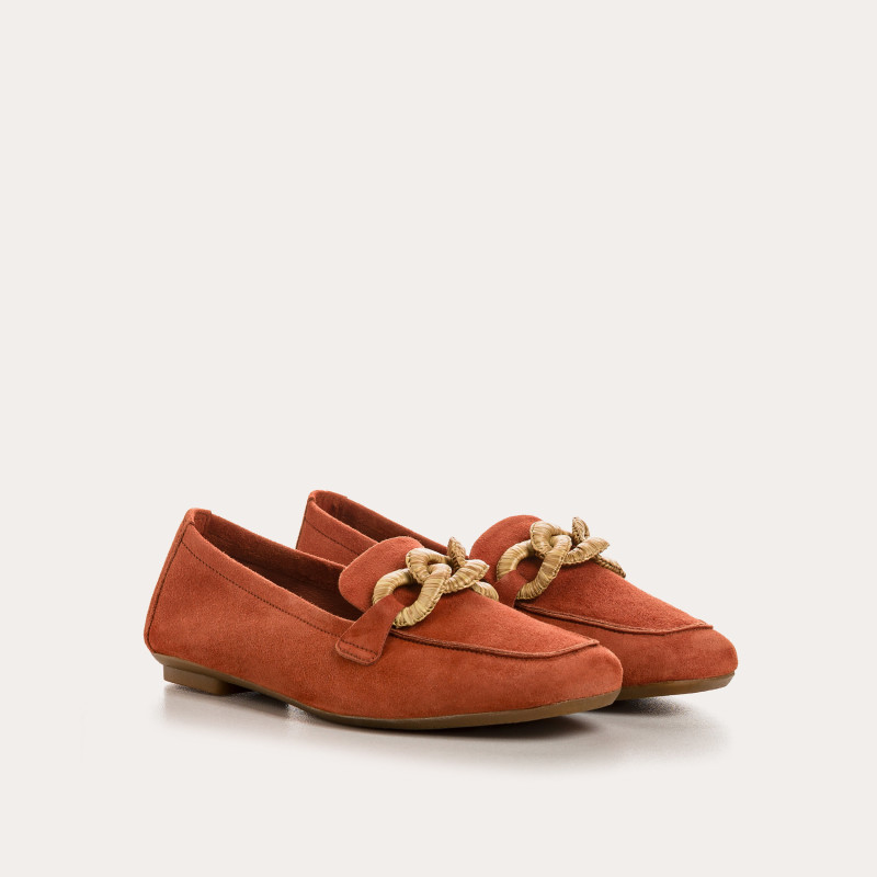 Hamaya moccasins - Women's velvet leather shoes | Reqins