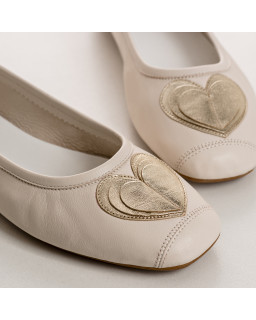 Leather Holove Ballerinas | Reqins
