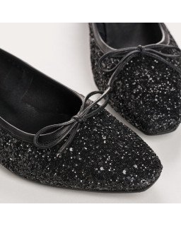 Ballerines paillettes à talons