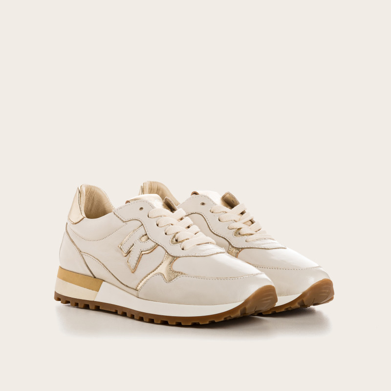 Baskets en Cuir Vernis Naplak Mania | Reqins