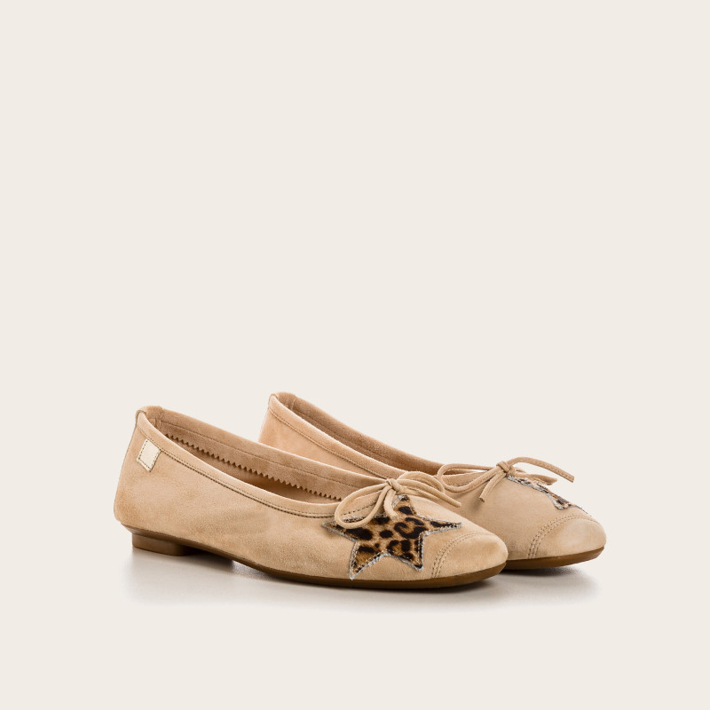 Ballerinas hello velvet leopard | Reqins