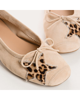 Ballerinas hello velvet leopard | Reqins