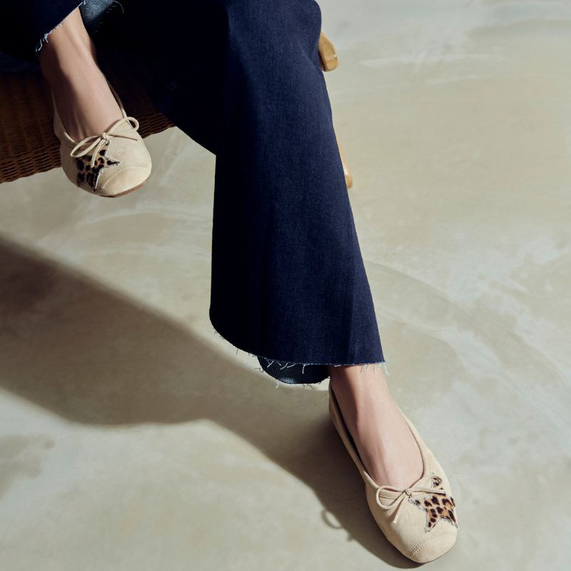Ballerinas hello velvet leopard | Reqins