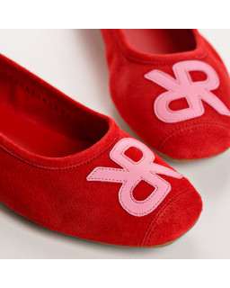 Ballerines Hopa en cuir velours et cuir - Reqins