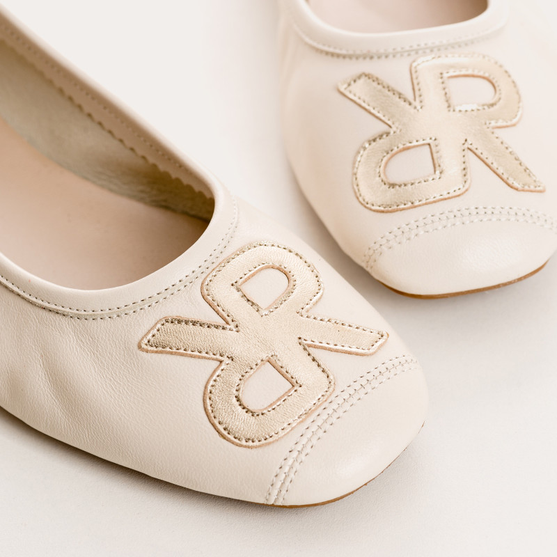 Ballerinas Hopa Leather Brightness | Reqins