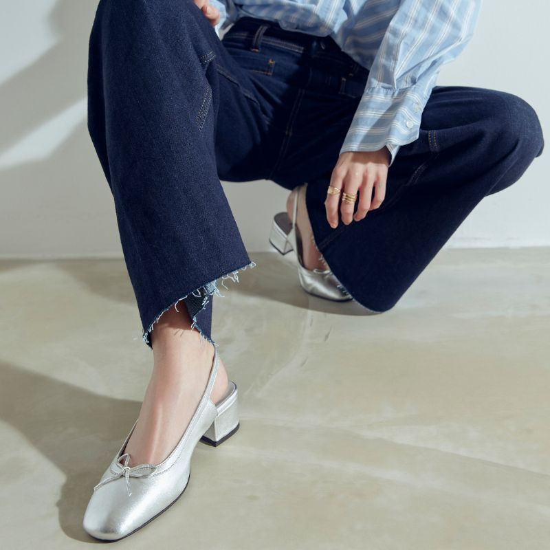 Ballerines Reese métallisées - Élégantes et confortables - Reqins