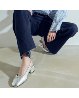 Reese Metallic Ballerinas - Elegant and Comfortable - Reqins