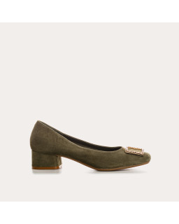 Ballerinas Jewel with Velvet Leather - Karisse | Reqins