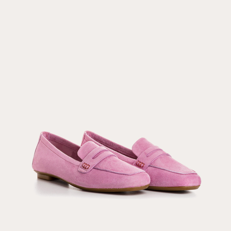 Mocassins Hema cuir velours CC Femme : style et modernité | Reqins