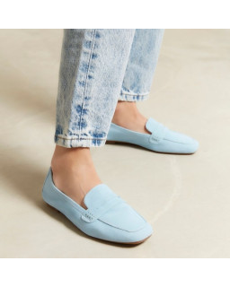 Mocassins Hema cuir velours CC Femme : style et modernité | Reqins