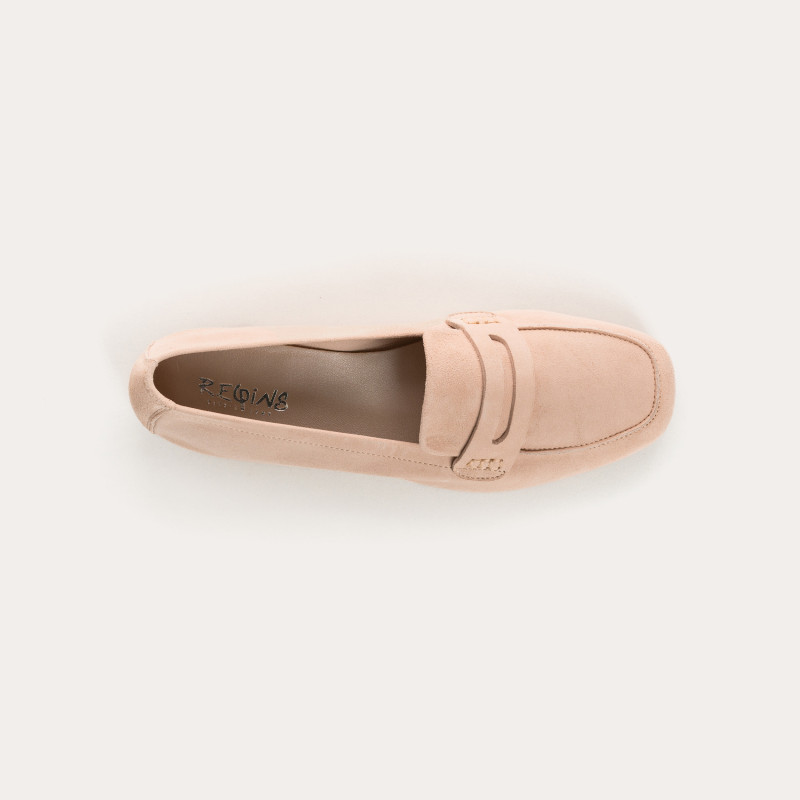 Mocassins Hema Femme en cuir velours : douceur et confort | Reqins