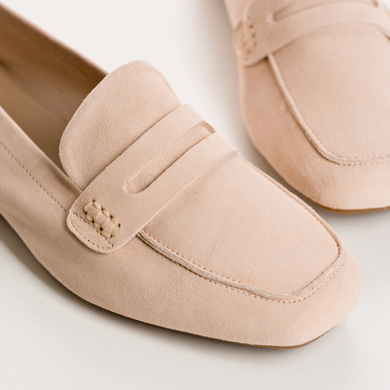 Mocassins Hema Femme en cuir velours : douceur et confort | Reqins