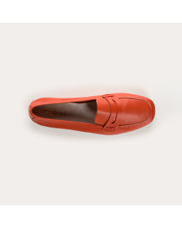 Moccasins College with a square leather