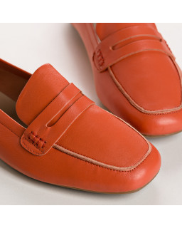 Moccasins College with a square leather
