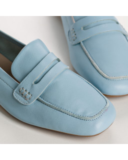 Moccasins College with a square leather