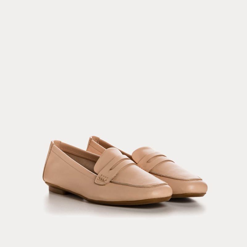 Moccasins College with a square leather