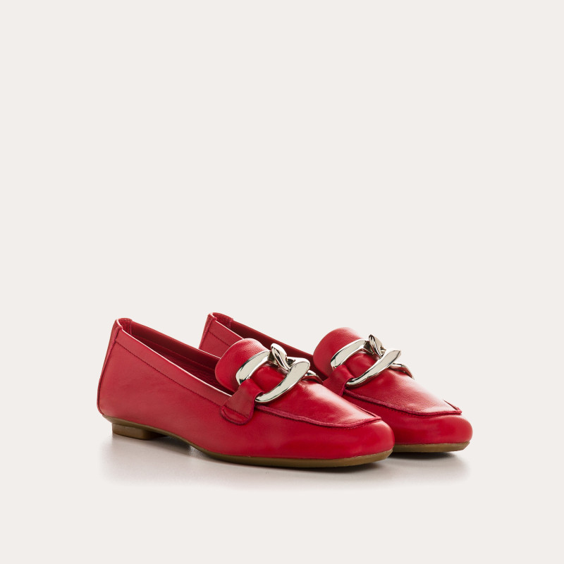 Mocassin Bijou Femme Cuir - HASTER | Reqins
