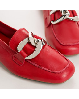 Mocassin Bijou Femme Cuir - HASTER | Reqins