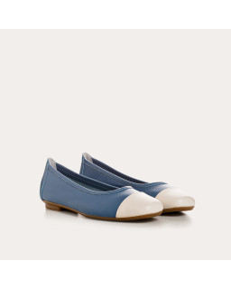 Elegant and comfortable two-color ballerinas