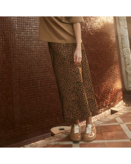 Baskets pour femme à lacets en cuir velours et cuir lisse