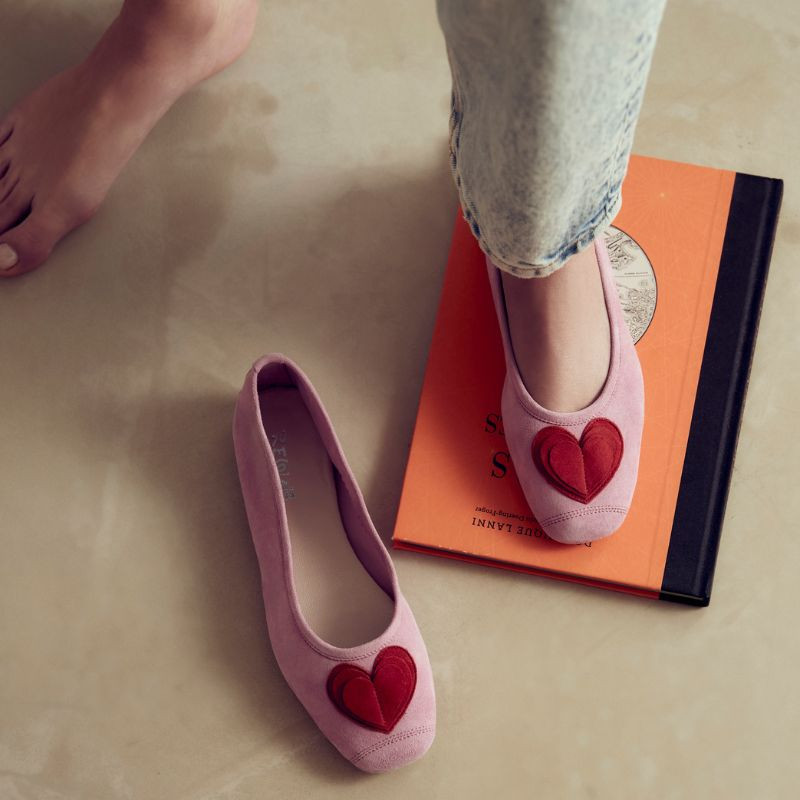 Ballerines Holove en cuir velours – Élégance & confort | Reqins