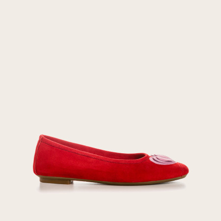 Ballerinas Holove Leather Velvet - Elegance & Comfort | Reqins