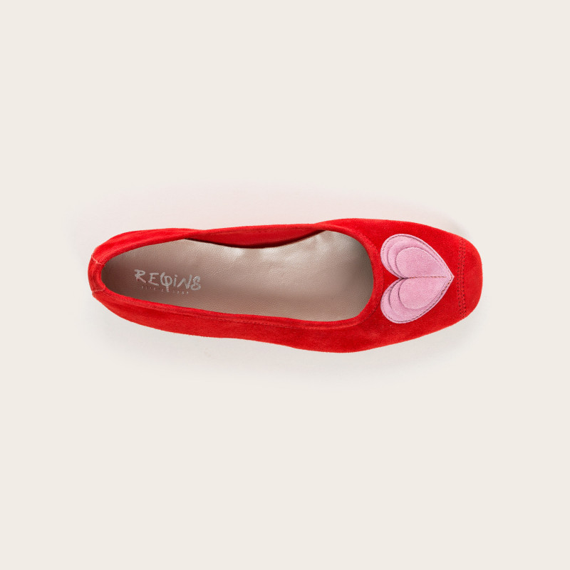 Ballerines Holove en cuir velours – Élégance & confort | Reqins
